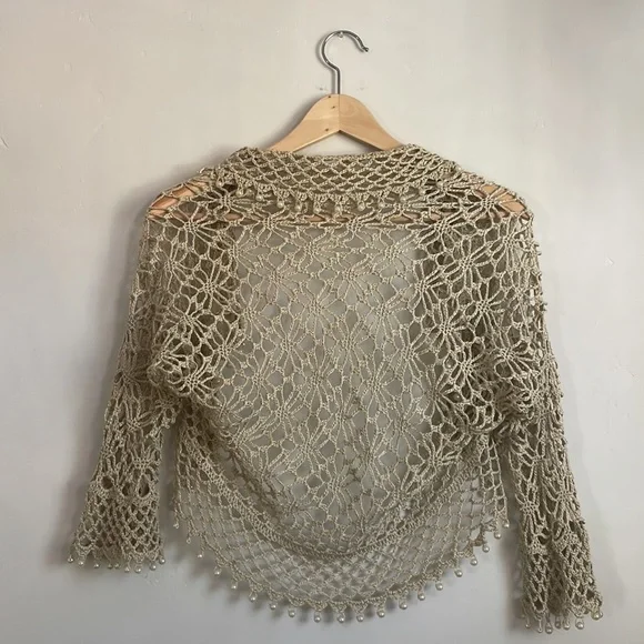 •| vintage crochet bolero - Picture 3 of 6